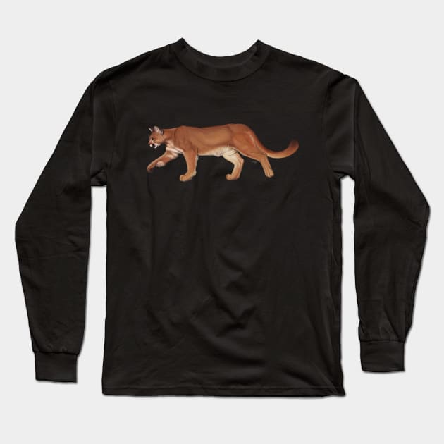 Cougar Long Sleeve T-Shirt by uialwen